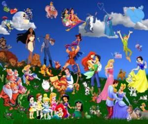 Puzzle Disney πρίγκιπες και πριγκίπισσες
